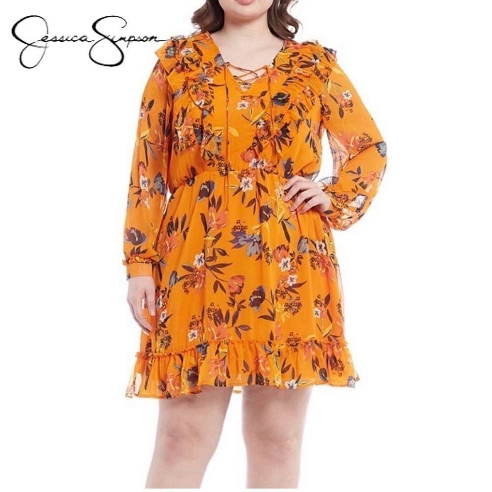 Jessica Simpson Sun-Kissed Floral Barry Dress